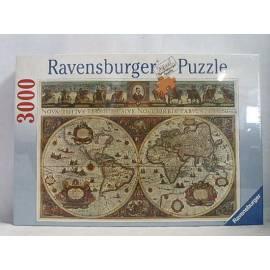 Ravensburger Puzzle Hist. 3000D 1665-Weltkarte