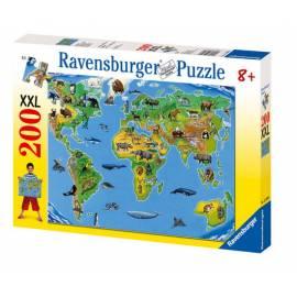 Ravensburger Puzzle Weltkarte XXL 200