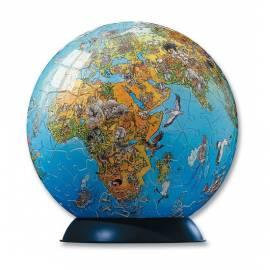 Ravensburger Puzzle-Puzzle-Karte der Welt. Ball 240d Gebrauchsanweisung