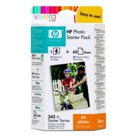 Tinte HP 343 Foto-Pack (Q7948EE), schwarz/rot/blau