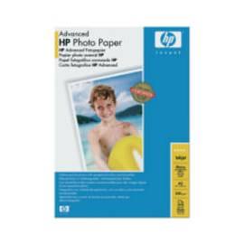 Handbuch für Papier für Drucker HP Advanced Glossy Photo Paper, A3, 20 ks, 250g/m2 (Q8697A)