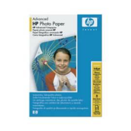 PDF-Handbuch downloadenPapiere, Drucker HP Advanced Fotopapier, glänzend, 10 x 15 cm, 60 Blatt (Q8008A)
