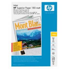 Service Manual Papiere, Drucker HP Superior Inkjet Papier, A3, mat, 180 g, 50 Stück (Q6591A)