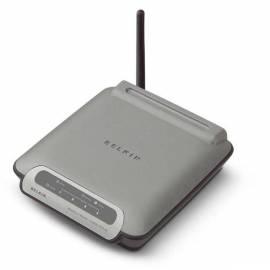 Netzwerk-Prvky ein WiFi BELKIN G wireless 54 Mbit/s 802. 11 g, 4xLAN (F5D7230qs4) - Anleitung