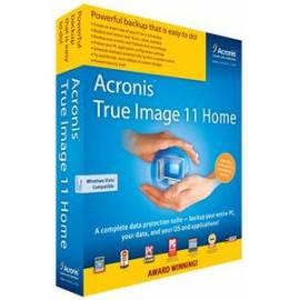 Software ACRONICS Upgrade Acronis True Image Home 2011 CZ (TIHQU1CZS) Gebrauchsanweisung