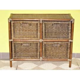 Bedienungshandbuch Rattan Schrank Marmor-schwarz (vyp_N024T)