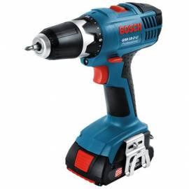 Akku-Bohrschrauber, BOSCH GSR Akuscrewdriver 18V2-a Professional blau