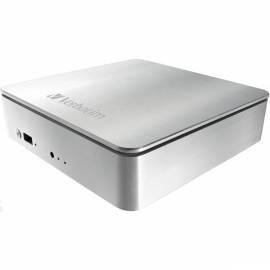 externe Festplatte VERBATIM 3,5'' Mediashare Network Storage Drive 2TB, USB 2.0 &   eSATA &  LAN (47491) schwarz