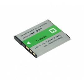 Bedienungshandbuch AVACOM Akkus Sony NP-BN1 Lithium-Ionen-3 .6V 630mAh 2.3 Wh (grüne Index) (DISO-BN1-334)