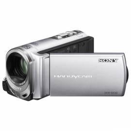 SONY DCR-SX33E Camcorder + 8 GB SD Silber