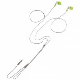 Benutzerhandbuch für Kopfhörer Hama 14490, Kopfhörer ME-490, die Gummi-Ohrhörer weiß/grün