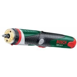 Ich bohre, Akuscrewdriver BOSCH PSR 3,6 V Gebrauchsanweisung