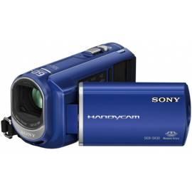 Benutzerhandbuch für Camcorder SONY DCRSX30EL.Der Preis für blau