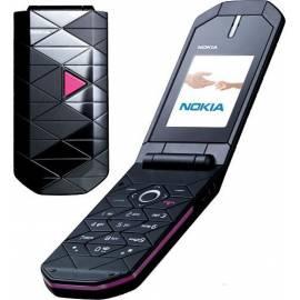 Nokia 7070 Prism Mobiltelefon, schwarz/rosa (Schwarz-Pink)