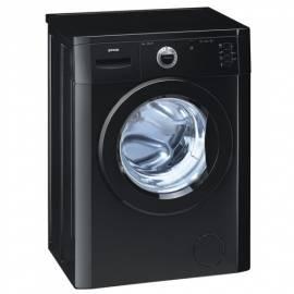 Waschvollautomat GORENJE Einfachheit WS 512 SYB-schwarz - Anleitung