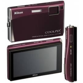 Kamera Nikon Coolpix S60 Bordeaux (Bordeaux-rot) Gebrauchsanweisung