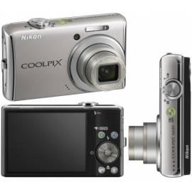 Kamera Nikon Coolpix silberne S620 (Silbrig glänzend)