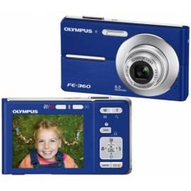 Bedienungsanleitung für Kamera Olympus FE-360 blau