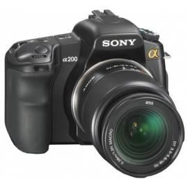Kamera Zrcad. Sony DSLRA200K.CEE5 (Vol. 18-70) Gebrauchsanweisung