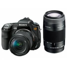 Kamera Zrcad. Sony DSLRA200W.CEE5 (Vol. 18-70, 75-300)