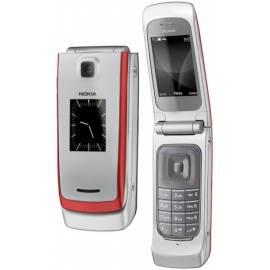 NOKIA 3610 Fold Handy rot silber/rot