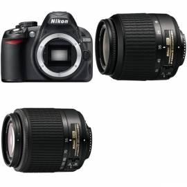 Legen Sie Produkte NIKON D3100 18-55 II + AF-S DX 55-200 AF-S schwarz