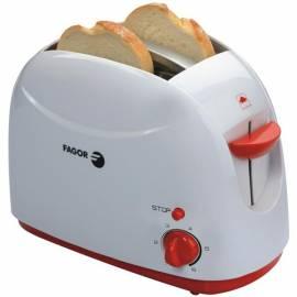 Toaster FAGOR TTE-755-Weiss/Orange Gebrauchsanweisung