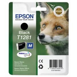 Tinte Nachfüllen EPSON T1281, 6 ml, AM (C13T12814030) schwarz