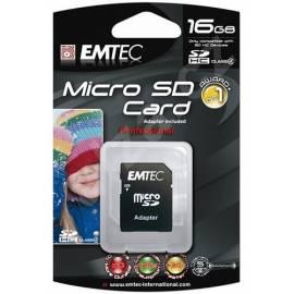 EMTEC Micro SD 16GB-Speicherkarte