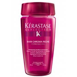 Enthärtung Shampoo für trockene Farbe und helle Haare Bain Chroma Riche (leuchtende Erweichung Shampoo für trockene hervorgehoben oder Color-Treated Haar) 250