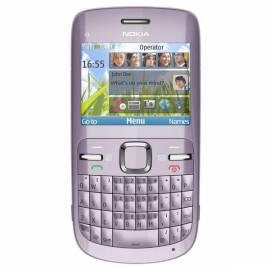 Handy NOKIA C3-00 lila Bedienungsanleitung