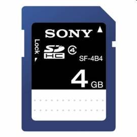 Handbuch für Speicherkarte, SONY SF4B4 blau