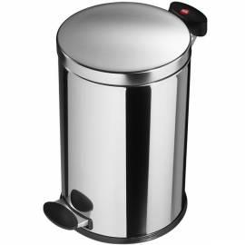 Waste bin HAILO 0516-010 schwarz/silber