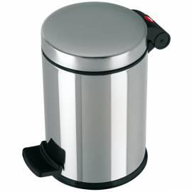 Waste bin HAILO 0704-060 silver