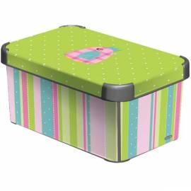 Box Speicher CURVER 04710-D69 mit süße grau/weiß/blau/grün/pink