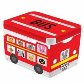 Box Speicher CURVER 04711-B05 L MILKY-BUS schwarz/rot