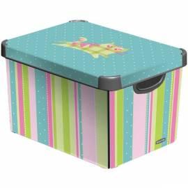 Box Speicher CURVER-04711-D69 L süße grau/weiß/blau/grün/pink