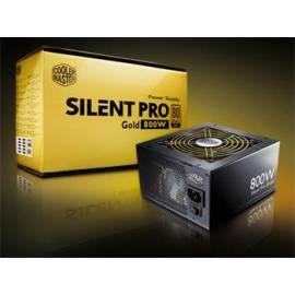 PDF-Handbuch downloadenZdroj COOLER MASTER Silent Pro Gold aktiv 800W (RS800-80GAD3-EU)