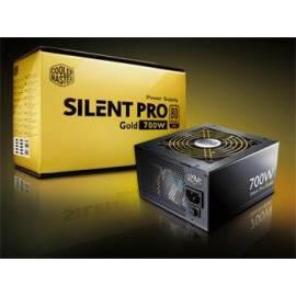 Bedienungsanleitung für Zdroj COOLER MASTER Silent Pro Gold aktiv 700W (RS700-80GAD3-EU)