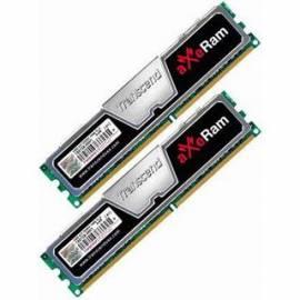 Speichermodul TRANSCEND DDR2 4GB DC KIT (2 x 2048) 1066MHz aXeRam 5-5-5-15 (TX1066QLU-4GK) - Anleitung