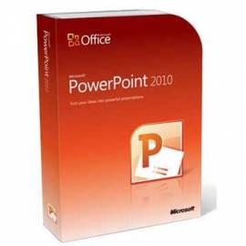 Software MICROSOFT PowerPoint 2010 32-Bit/X 64 Tschechische DVD (079-05183)