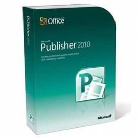 Software MICROSOFT Publisher 2010 32/64-Bit-CZ-DVD (164-06230)