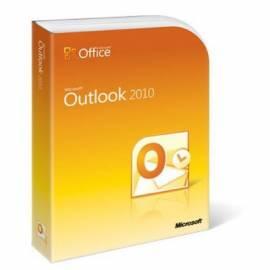 Handbuch für Software MICROSOFT Outlook 2010 32-Bit/X 64 Tschechische DVD (543-05106)