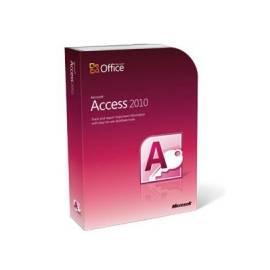 Service Manual Software MICROSOFT Access 2010 32-Bit/X 64 Tschechische DVD (077-05750)