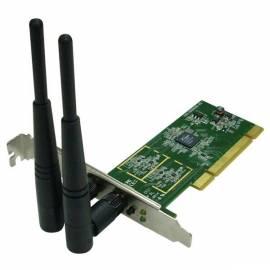 Netzwerk-Teile und WiFi EDIMAX Wireless 802. 11n PCI-Karte, 300MBit, 2T2R, RP-SMA, 3dBi, WPS-Taste (EW - 7722 In)