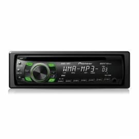 Autoradio mit einer PIONEER DEH-1320MP-CD, CD/MP3-schwarz