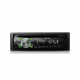 Autoradio mit einer PIONEER DEH-2320UB CD, CD/MP3-schwarz Bedienungsanleitung