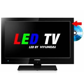 Bedienungshandbuch TV HYUNDAI LLF 22914 zurückgegeben DVD schwarz