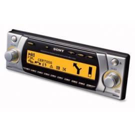 Autoradio mit CD-Sony MEX-100NV-navigation - Anleitung