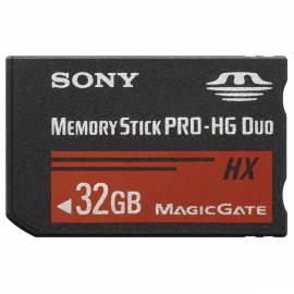 Datasheet SONY Memory Card MSHX32A-PSP schwarz
